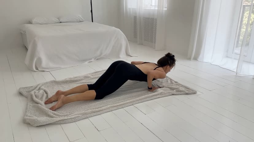 Upper shoulder girdle strengthening creates a stable foundation for subsequent exercises and improves posture