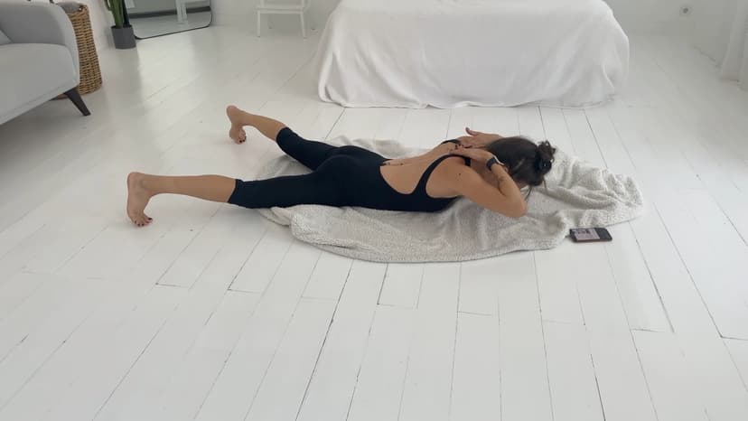 Working with the posterior chain completes the strength portion, creating balance between front and back body lines